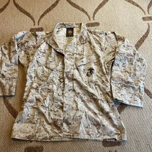 Propper Desert Digital Camo Jacket with Embroidered Marine Emblem